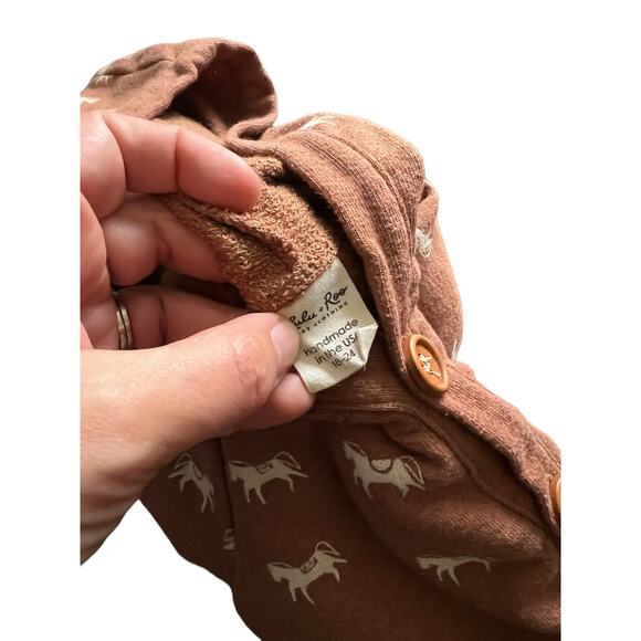 Lulu And Roo Hooded Romper - Picture 3 of 3